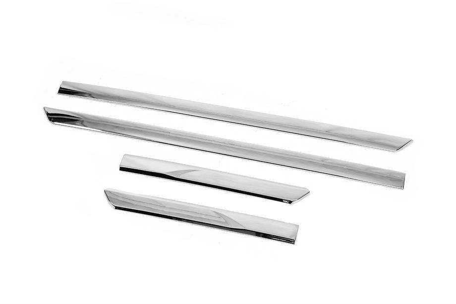 Toyota Land Cruiser 300 2021- гг. Хромированные молдинги дверей (4 шт) Image