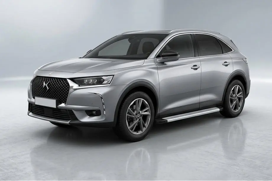 DS 7 Crossback 2017-2022 гг. Боковые Подножки Maya V2 (2 шт., Алюминий) Image
