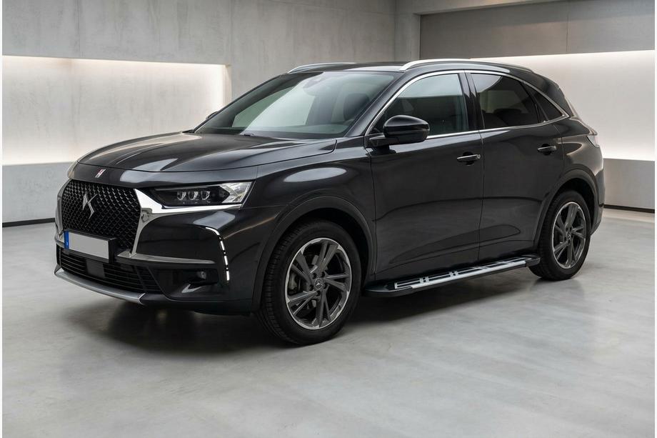 DS 7 Crossback 2017-2022 гг. Боковые Подножки Sunrise (2 шт., Алюминий) Image
