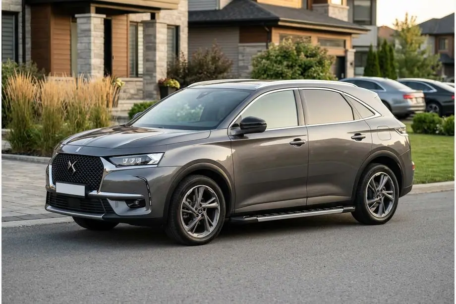 DS 7 Crossback 2017-2022 гг. Боковые пороги RedLine V1 (2 шт., алюминий) Image