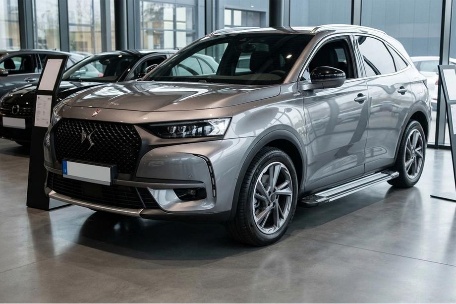 DS 7 Crossback 2017-2022 гг. Боковые Подножки Rainbow (2 шт., Алюминий) Image