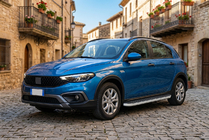 Fiat Tipo Cross 2021- гг. Боковые Подножки Tayga Grey (2 шт., Алюминий) фото 1