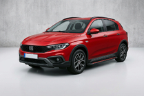 Fiat Tipo Cross 2021- гг. Боковые Подножки Maya Red (2 шт., Алюминий) фото 1
