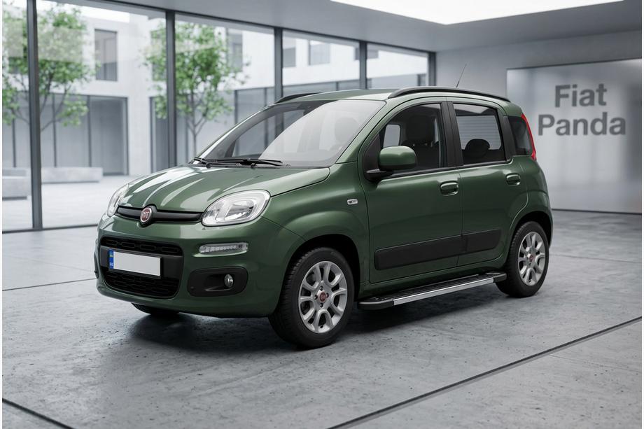 Fiat Panda 2011-2023 гг. Боковые пороги RedLine V1 (2 шт., алюминий) Фото 1