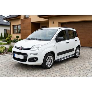 Боковые Подножки Sunrise (2 шт., Алюминий) Fiat Panda 2011-2023 гг. фото 1