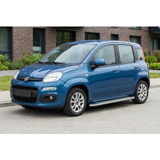 Боковые Подножки Maydos V2 (2 шт., Алюминий и Нержавейка) Fiat Panda 2011-2023 гг. фото 1