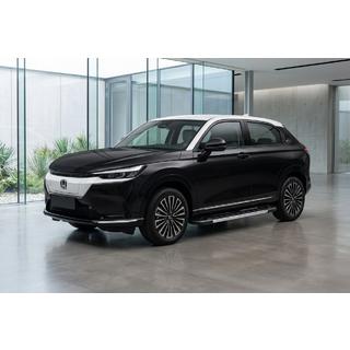 Боковые пороги RedLine V1 (2 шт., алюминий) Honda HR-V 2021- гг. фото 1
