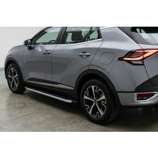 Боковые Подножки Fullmond (2 шт., Алюминий) Kia Sportage 2021- гг. фото 1