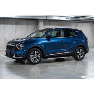 Боковые Подножки Maya V1 (2 шт., Алюминий) Kia Sportage 2021- гг. фото 1