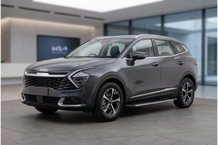 Kia Sportage 2021- гг. Боковые Подножки Duru (2 шт., Алюминий) Фото 1