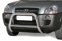 Hyundai Tucson JM 2004- гг. Кенгурятник Winbo V2 (нержавейка) фото 1