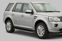 Land Rover Freelander II 2006–2014 гг. Боковые Подножки Libao (2 шт., Алюминий) фото 1