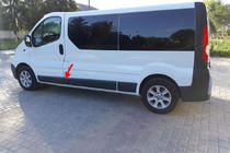 Renault Trafic 2001–2015 гг. Оригинальный дверной молдинг б/у (L2) фото 1