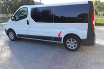 Renault Trafic 2001–2015 гг. Оригинальный дверной молдинг б/у (L4) фото 1