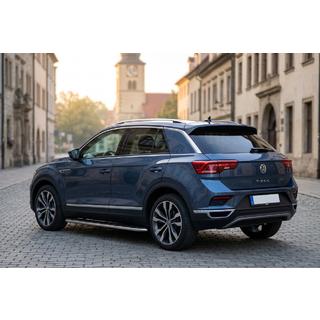 Боковые Подножки Maydos V1 (2 шт., Алюминий) Volkswagen T-Roc 2017-2025 гг. фото 1