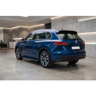 Боковые Подножки Maya Blue (2 шт., Алюминий) Volkswagen Touareg 2018- гг. фото 1
