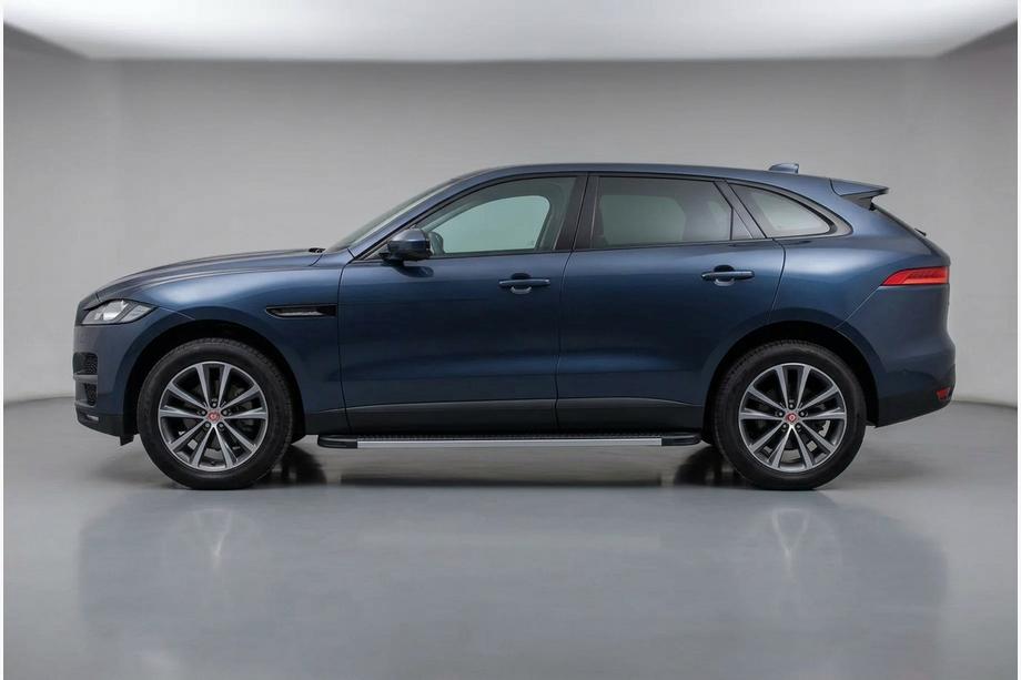 Jaguar F-PACE 2016- гг. Боковые Подножки Maya V1 (2 шт., Алюминий) Фото 1