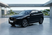 Jaguar F-PACE 2016- гг. Боковые Подножки BlackLine (2 шт., Алюминий) фото 1