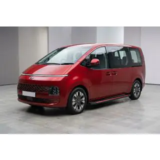 Боковые Подножки Maya Red (2 шт., Алюминий) Hyundai Staria 2021- гг. фото 1