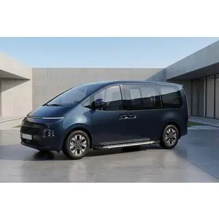 Боковые Подножки Line (2 шт., Алюминий) Hyundai Staria 2021- гг. фото 1