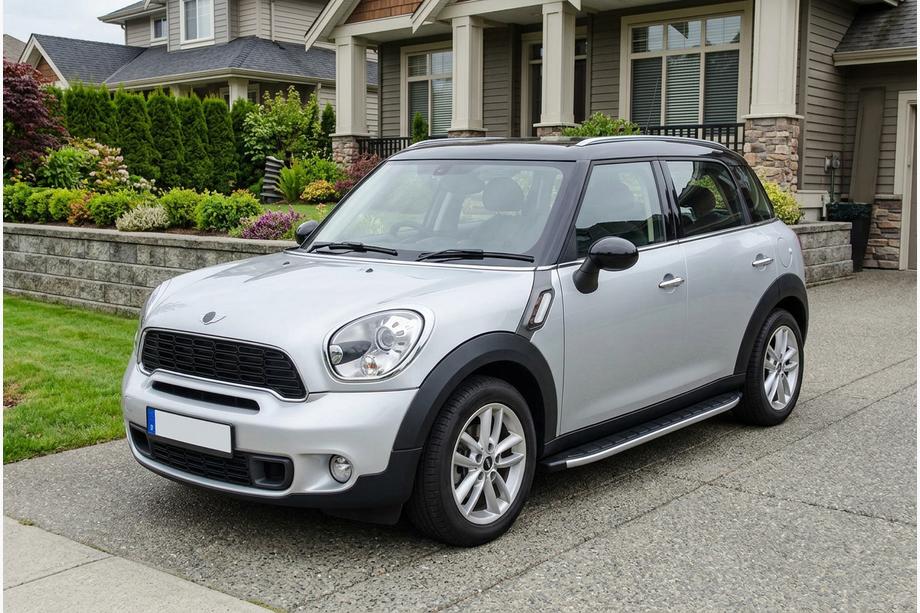 Mini Countryman R60 2010-2017 гг. Боковые Подножки Fullmond (2 шт., Алюминий) Image