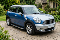 Mini Countryman R60 2010-2017 гг. Боковые Подножки BlackLine (2 шт., Алюминий) фото 1