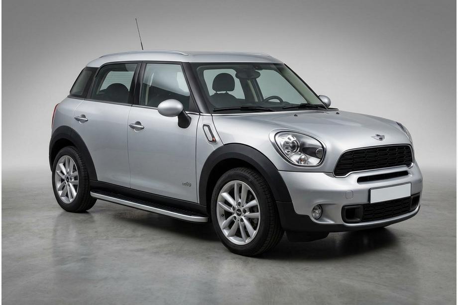 Mini Countryman R60 2010-2017 гг. Боковые Подножки Tayga Grey (2 шт., Алюминий) Фото 1