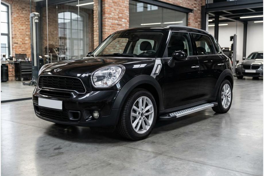 Mini Countryman R60 2010-2017 гг. Боковые Подножки Vision New Grey (2 шт., Алюминий) Фото 1