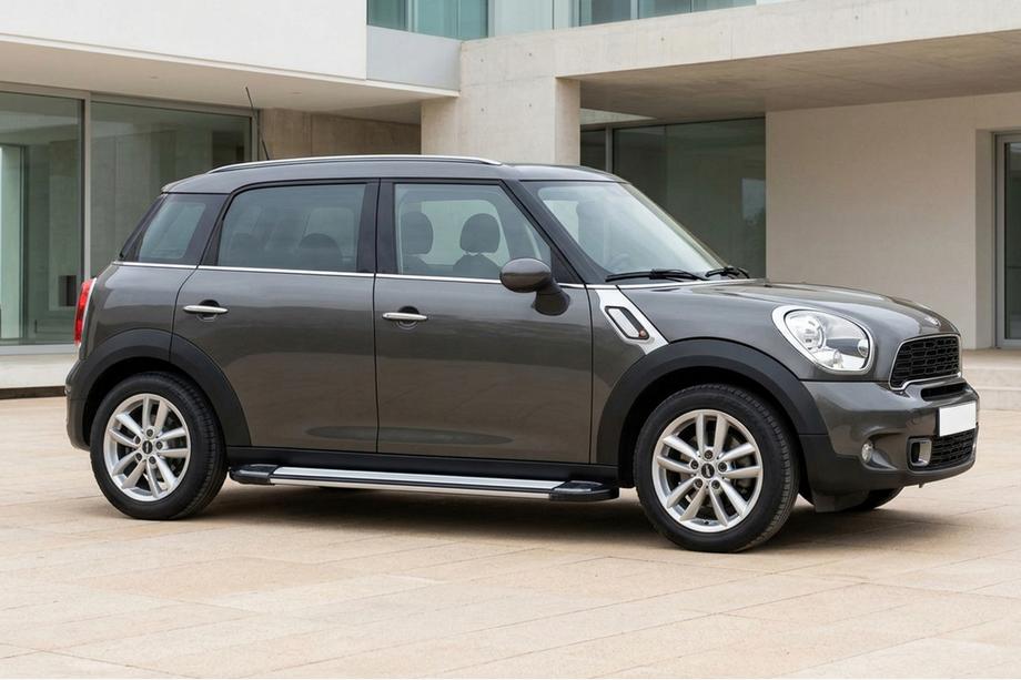 Mini Countryman R60 2010-2017 гг. Боковые Подножки Rainbow (2 шт., Алюминий) Image