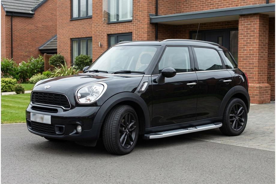 Mini Countryman R60 2010-2017 гг. Боковые Подножки Mevsim Grey (2 шт., Алюминий) Фото 1