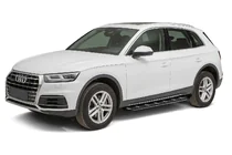Audi Q5 2017-2025 гг. Боковые Подножки OEM V2 (2 шт., Алюминий) фото 2