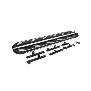 Боковые Подножки OEM V2 (2 шт., Алюминий) Audi Q5 2017-2025 гг. фото 4