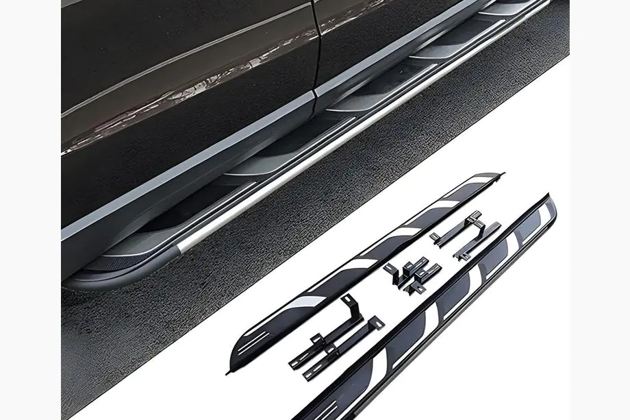Audi Q5 2017-2025 гг. Боковые Подножки OEM V2 (2 шт., Алюминий) Image