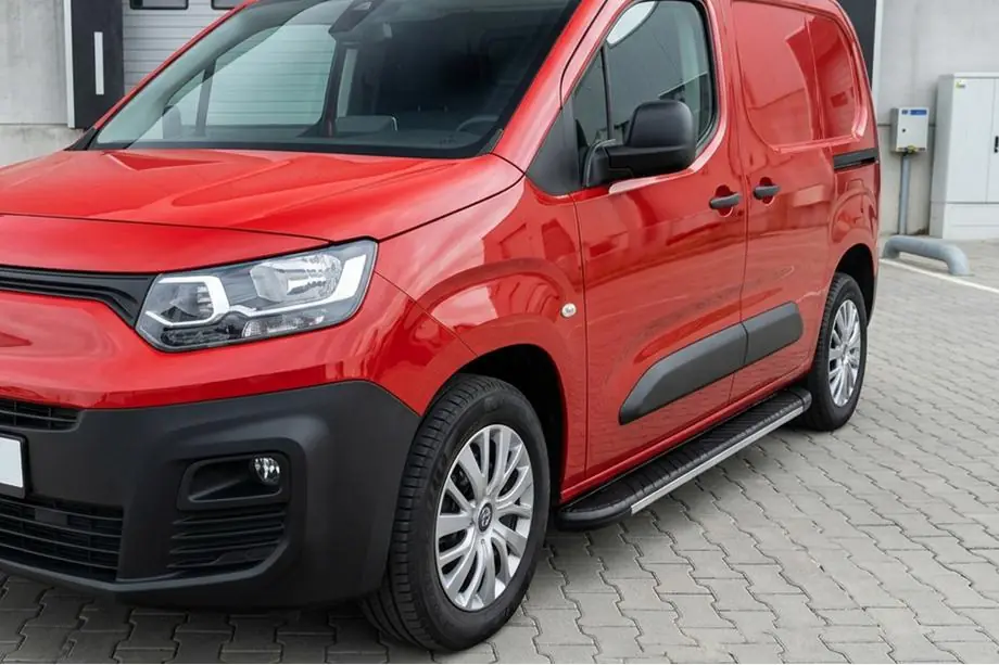 Toyota Proace City 2016- гг. Боковые пороги Bosphorus Grey (2 шт., алюминий) Фото 1