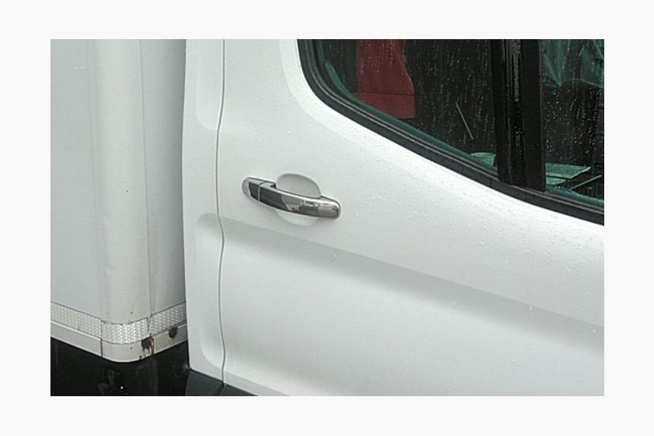 Ford Custom 2013-2022 гг. Хромированные Накладки на Ручки Carmos (Нержавейка) 3 Ручки Фото 8