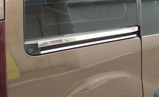Peugeot Partner Tepee 2008-2018 гг. Накладки из нержавеющей стали на сдвижные двери (4 шт.) Carmos - Турецкая Нержавеющая Сталь фото 2