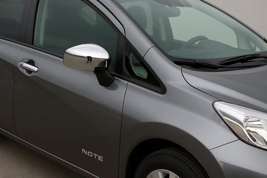 Nissan Note 2012-2020 гг. Накладки на Зеркала (2 шт, ABS) Image