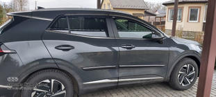 Kia Sportage 2021- гг. Ветровики окон с хромированным молдингом Niken (для SWB, 4 шт.) фото 6