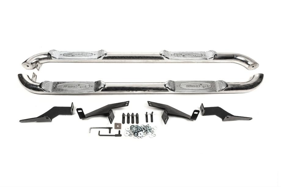 Hyundai Santa Fe 2 2006-2012 гг. Боковые трубы B130319 (2 шт., нержавейка) Фото 3