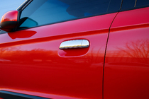 Kia Soul I 2008-2013 гг. Хромированные Накладки на Ручки (4 шт., Нержавейка) Carmos - Турецкая Нержавеющая Сталь фото 2
