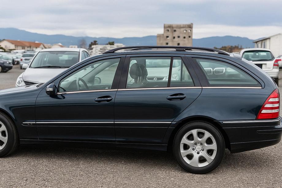 Mercedes C-class W203 2000-2007 гг. Окантовка стекол Нержавейка 4 шт, Седан, OmsaLine - Итальянская Нержавейка Фото 3