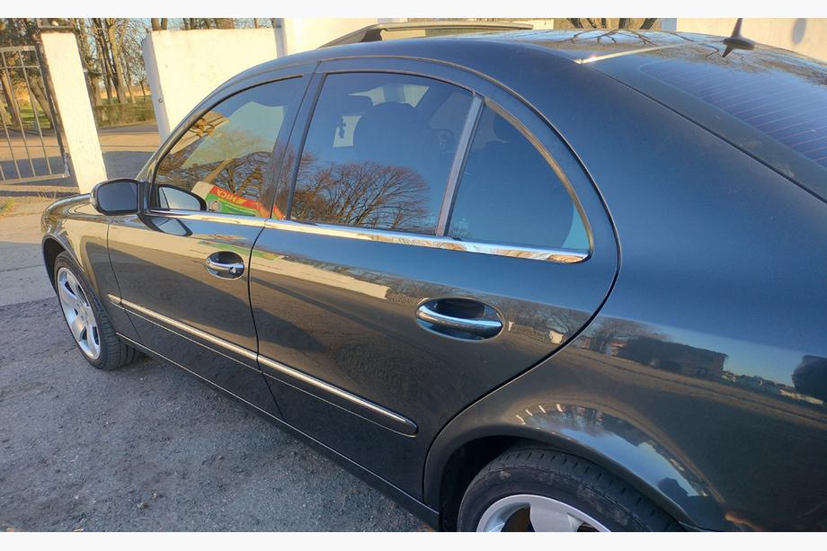 Mercedes E-class W211 2002-2009 гг. Хромированные Окантовки Окон Нержавейка SD, OmsaLine - Итальянская Нержавеющая Сталь (4 шт) Фото 9